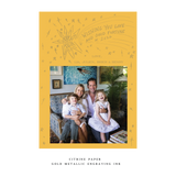 Lia 1-Color Engraved Medium Holiday Card