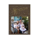 Lia 1-Color Engraved Medium Holiday Card