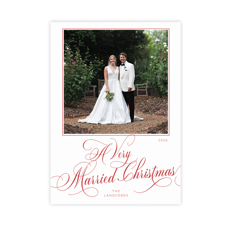 Langford Letterpress Medium Holiday Card