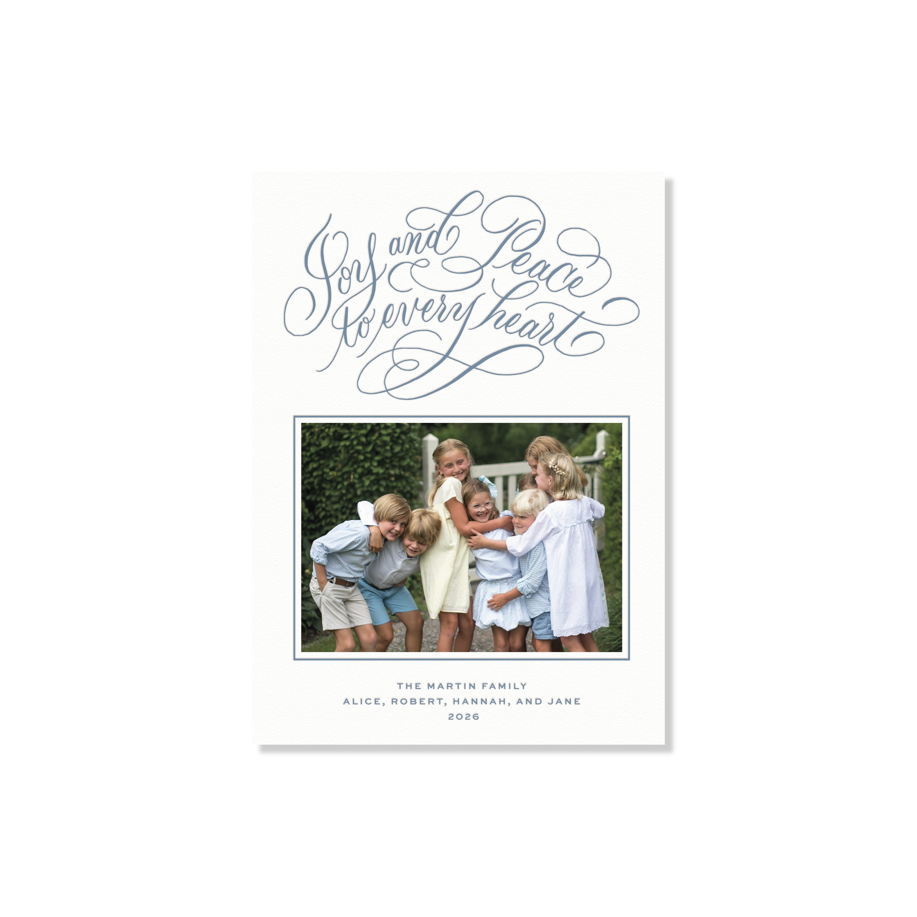 Langley Letterpress Holiday Card, Medium II