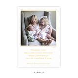 Laurel Letterpress Medium Holiday Card