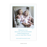 Laurel Letterpress Medium Holiday Card