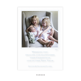 Laurel Engraved Medium Holiday Card