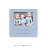 Laurel Classic Printed Small Square Holiday Card