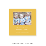 Laurel Classic Printed Small Square Holiday Card