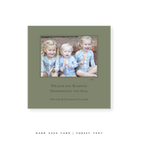 Laurel Classic Printed Small Square Holiday Card