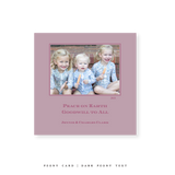 Laurel Classic Printed Small Square Holiday Card