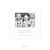 Laurel Letterpress Small Square Holiday Card