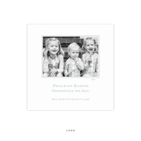 Laurel Letterpress Small Square Holiday Card