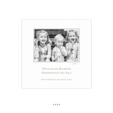 Laurel Letterpress Small Square Holiday Card