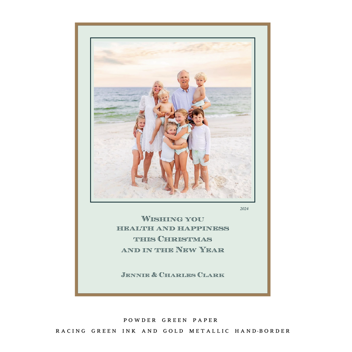 Laurel Medium Luxe Holiday Card (Archive)