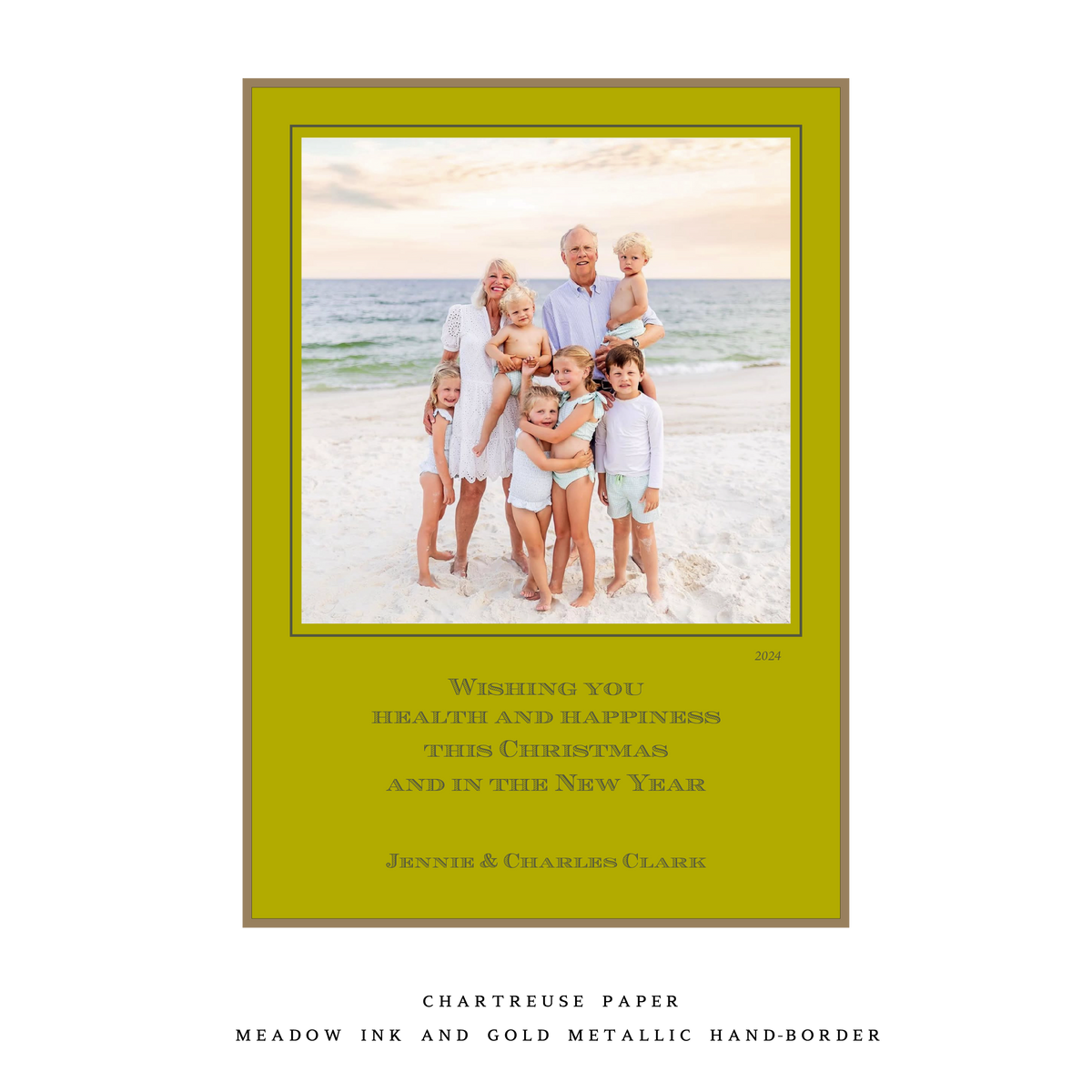 Laurel Medium Luxe Holiday Card (Archive)