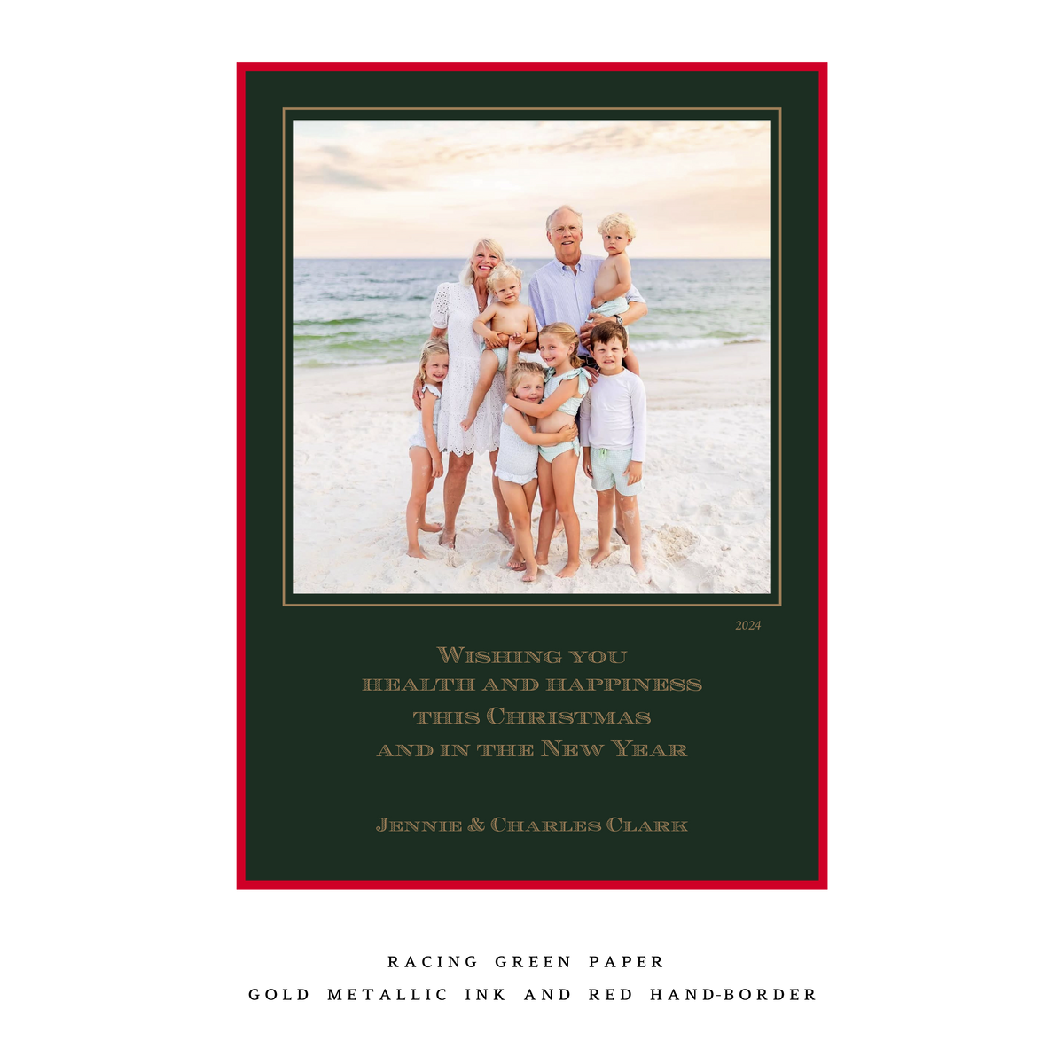 Laurel Medium Luxe Holiday Card (Archive)