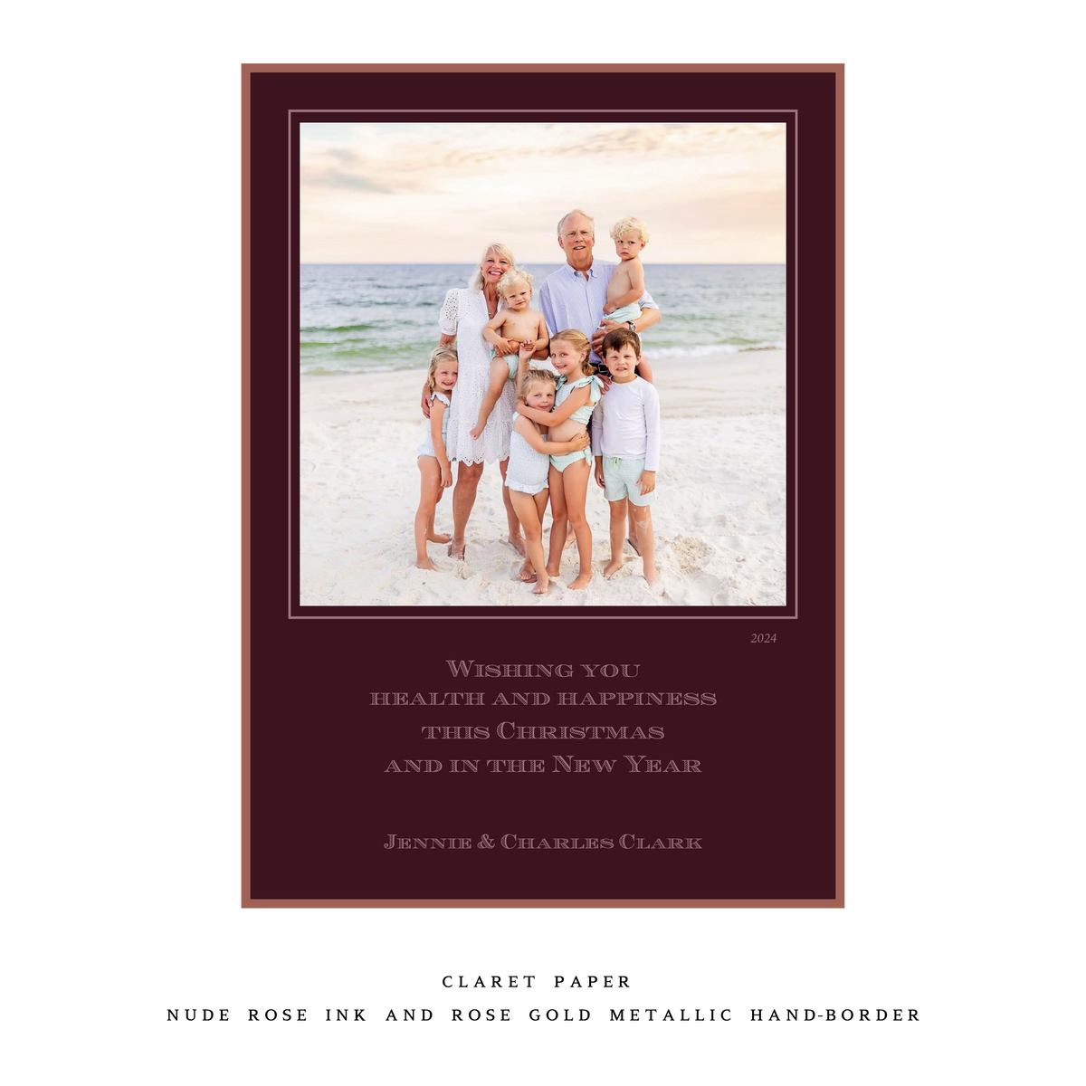 Laurel Medium Luxe Holiday Card (Archive)