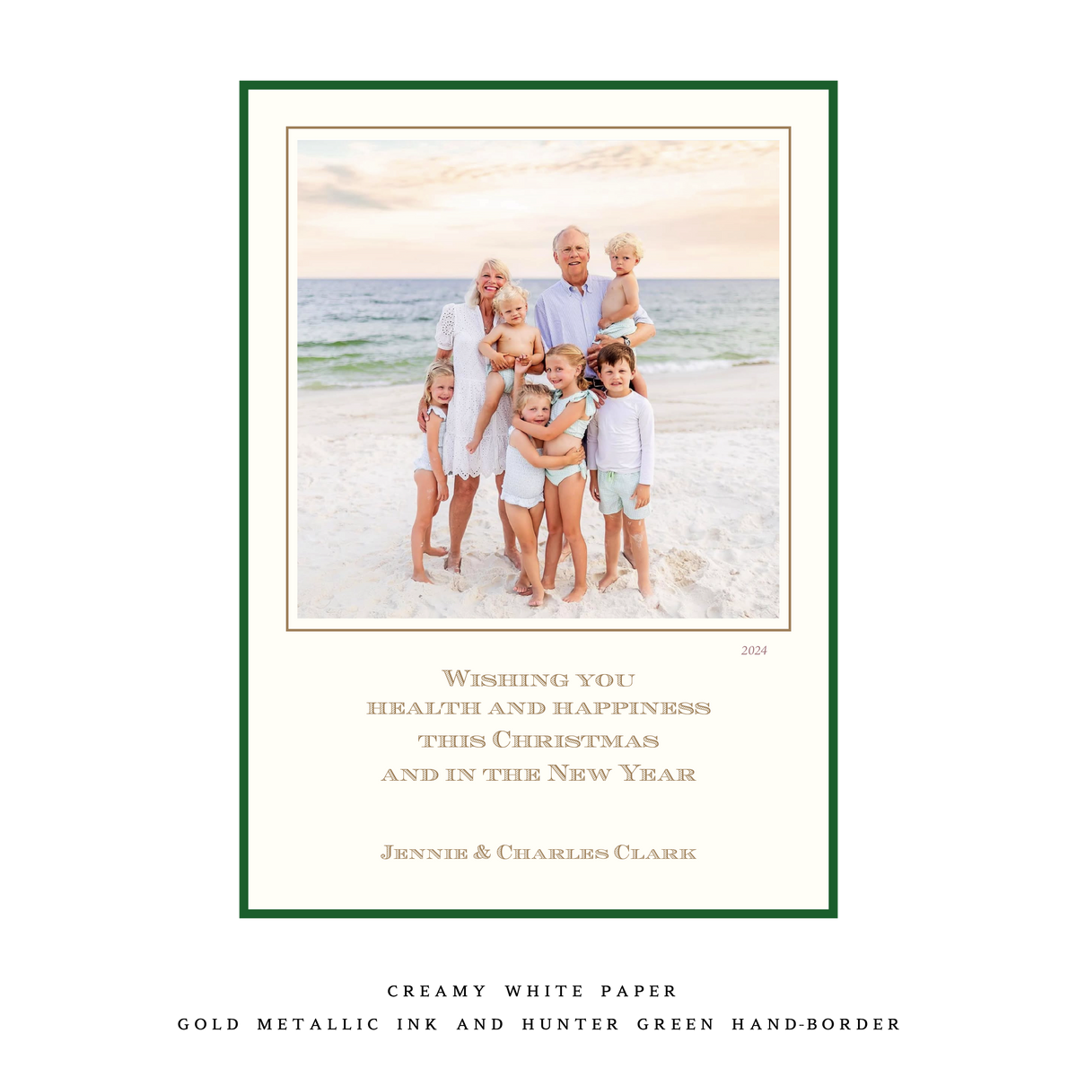 Laurel Medium Luxe Holiday Card (Archive)