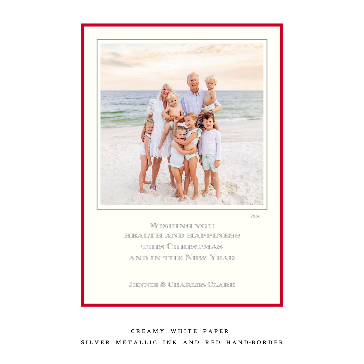 Laurel Medium Luxe Holiday Card (Archive)