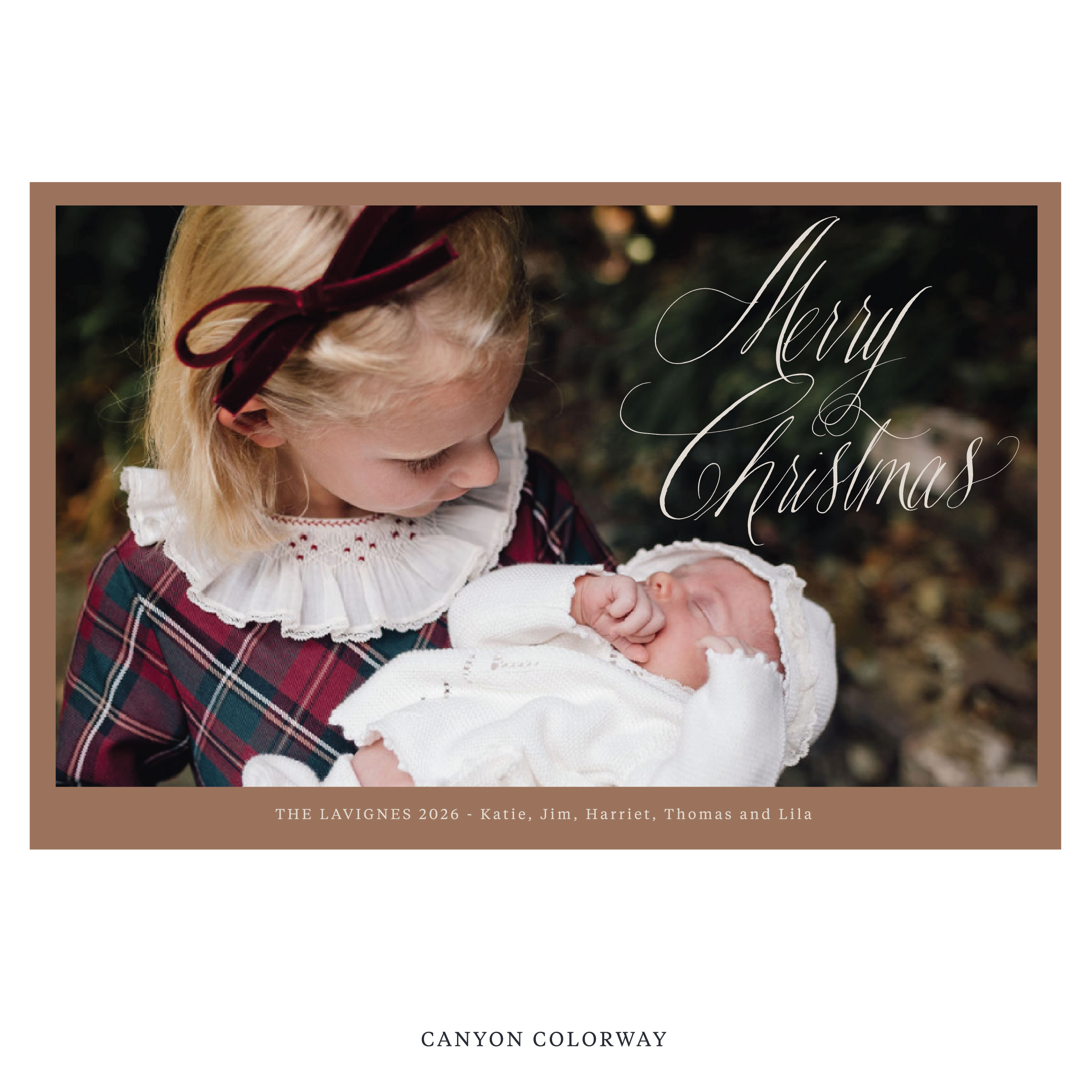 Lavigne Digital Photo Holiday Card, Extra Large