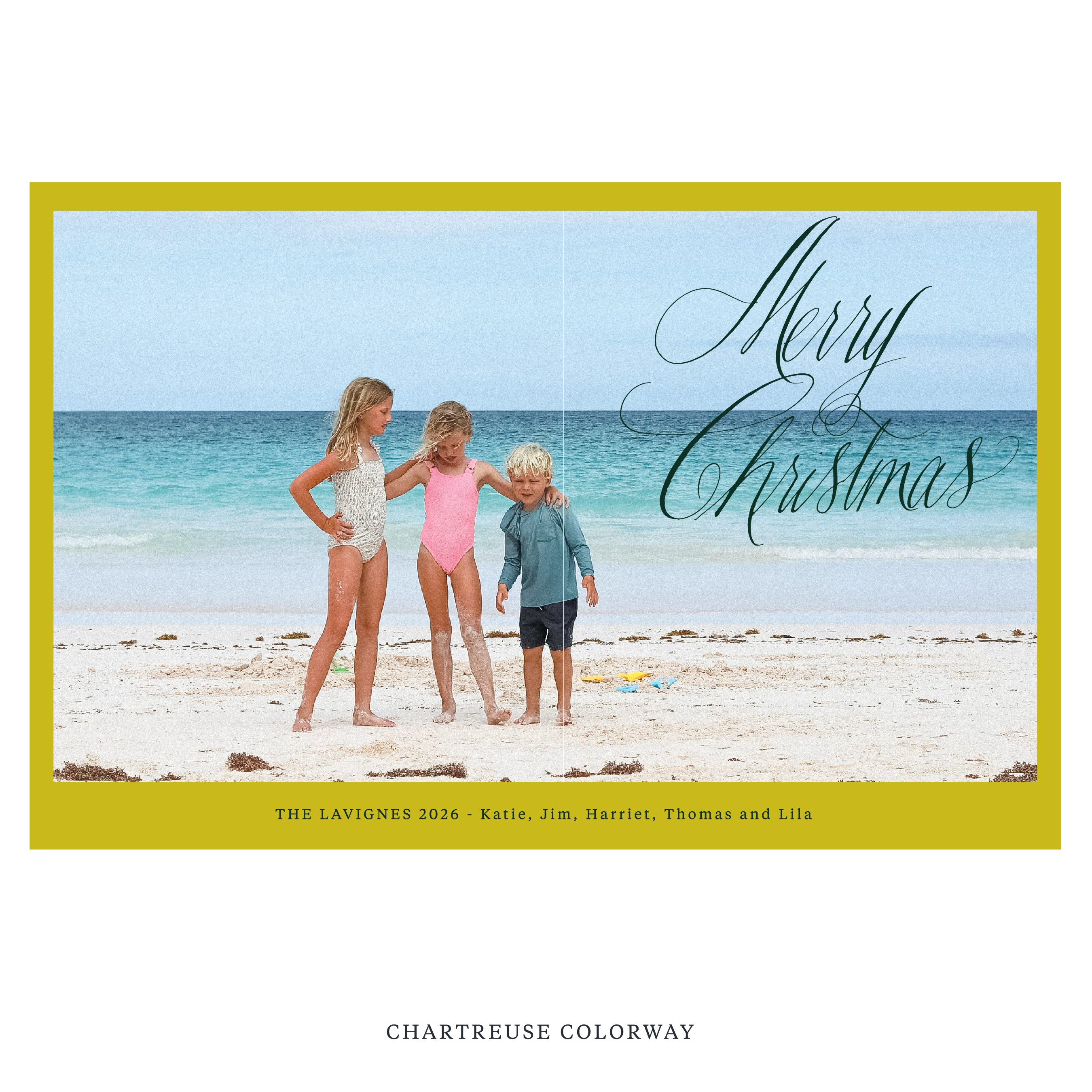 Lavigne Digital Photo Holiday Card, Extra Large