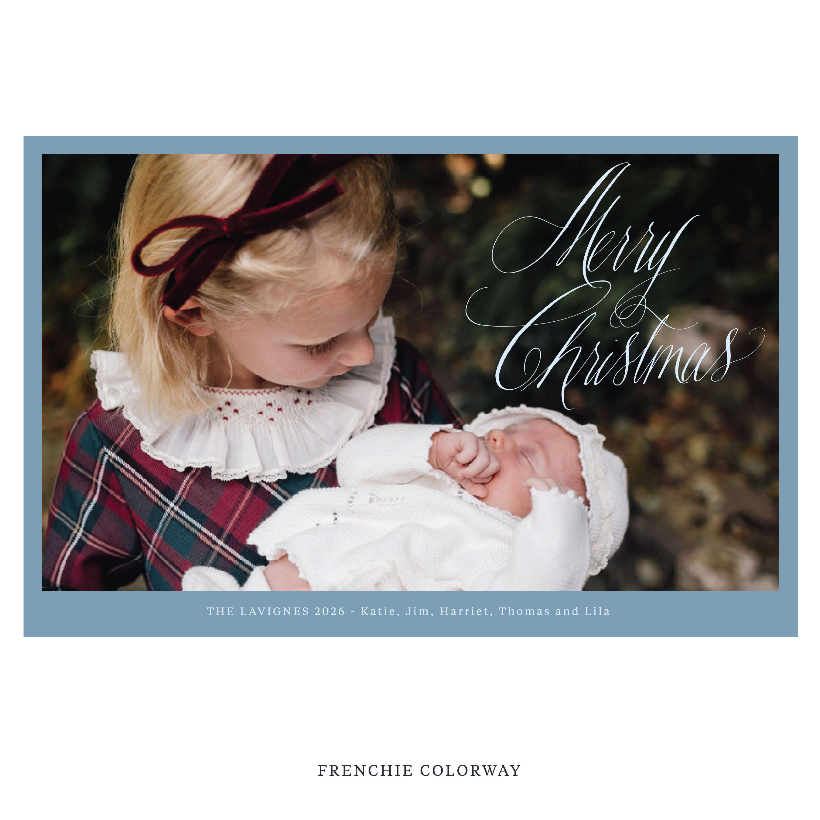 Lavigne Digital Photo Holiday Card, Extra Large