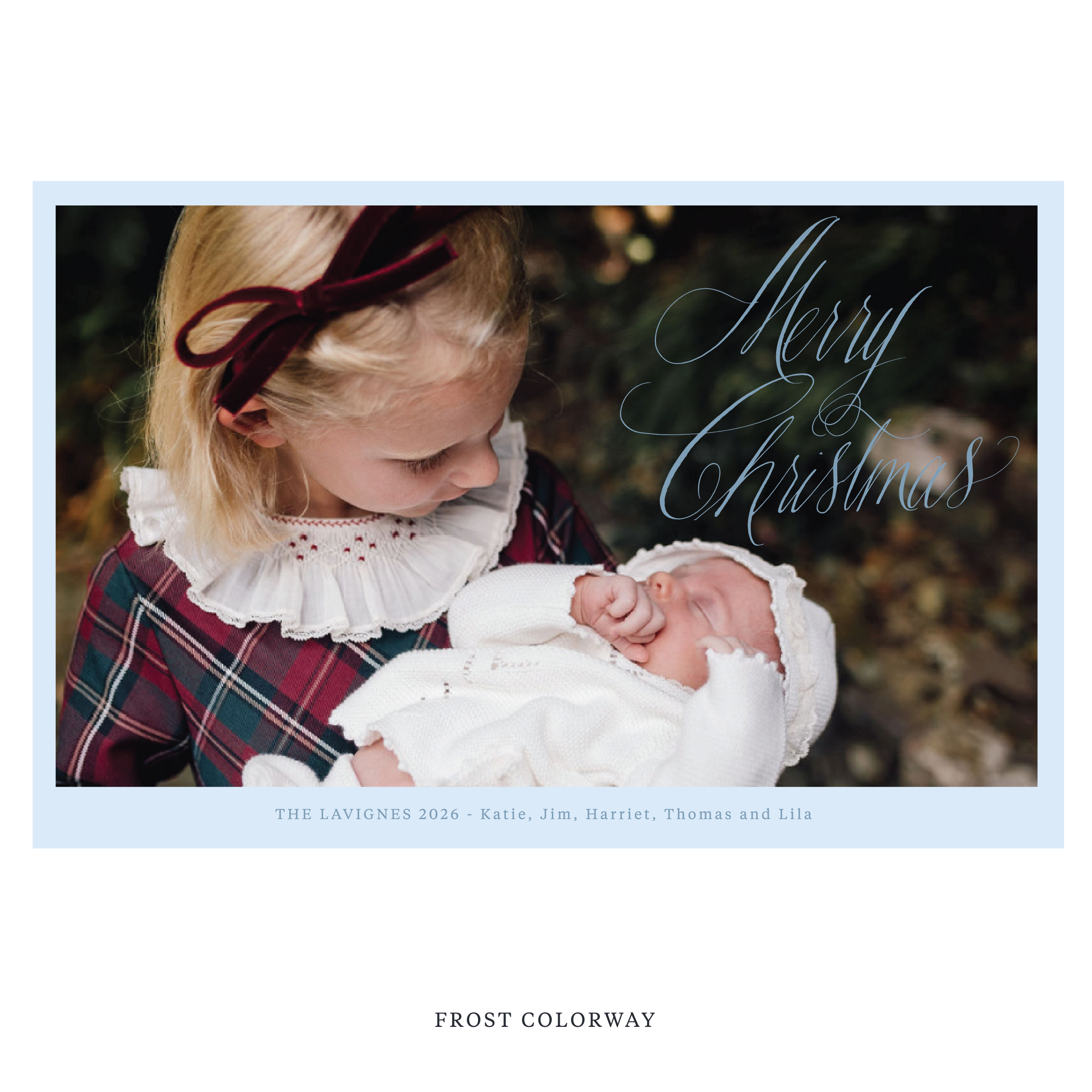 Lavigne Digital Photo Holiday Card, Extra Large