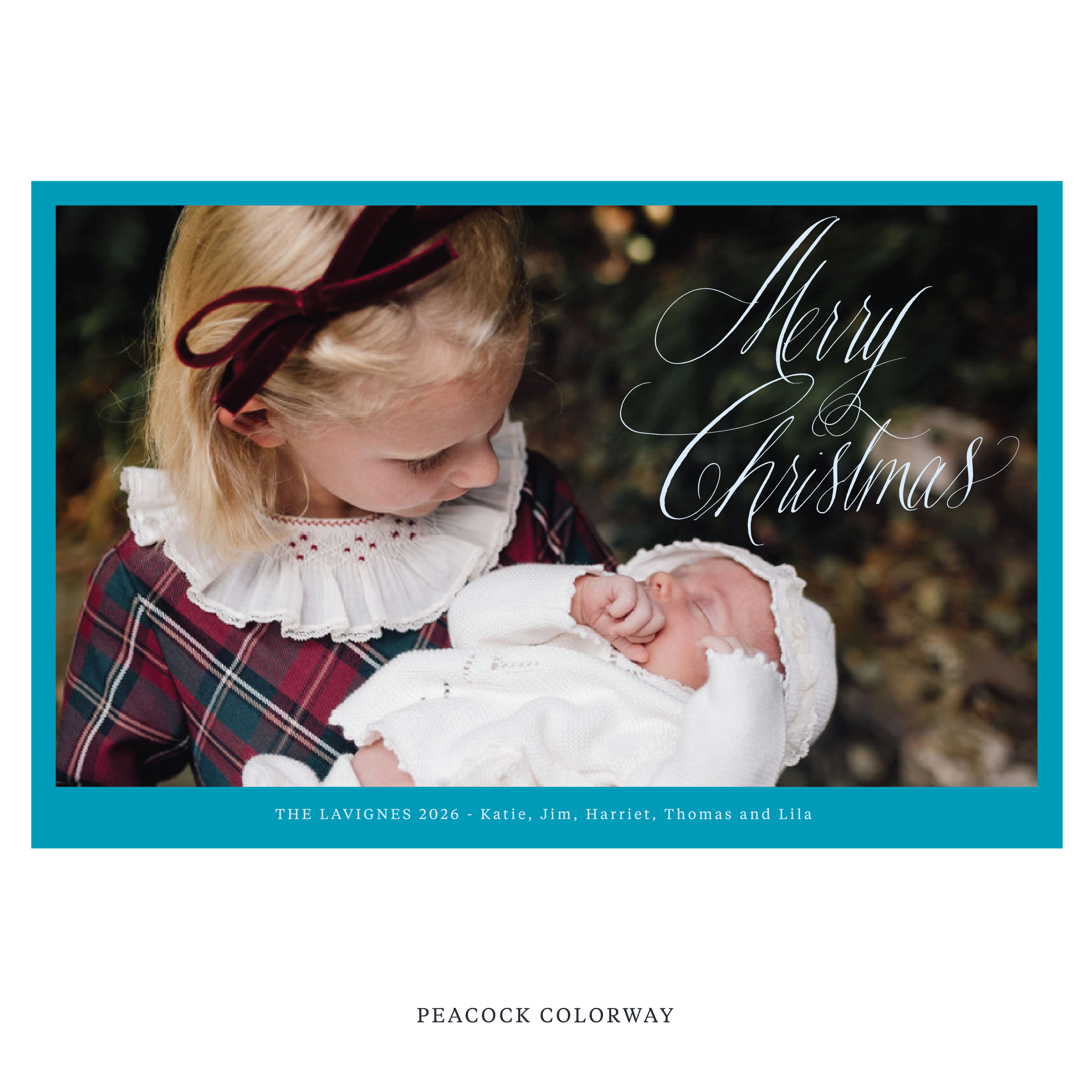 Lavigne Digital Photo Holiday Card, Extra Large