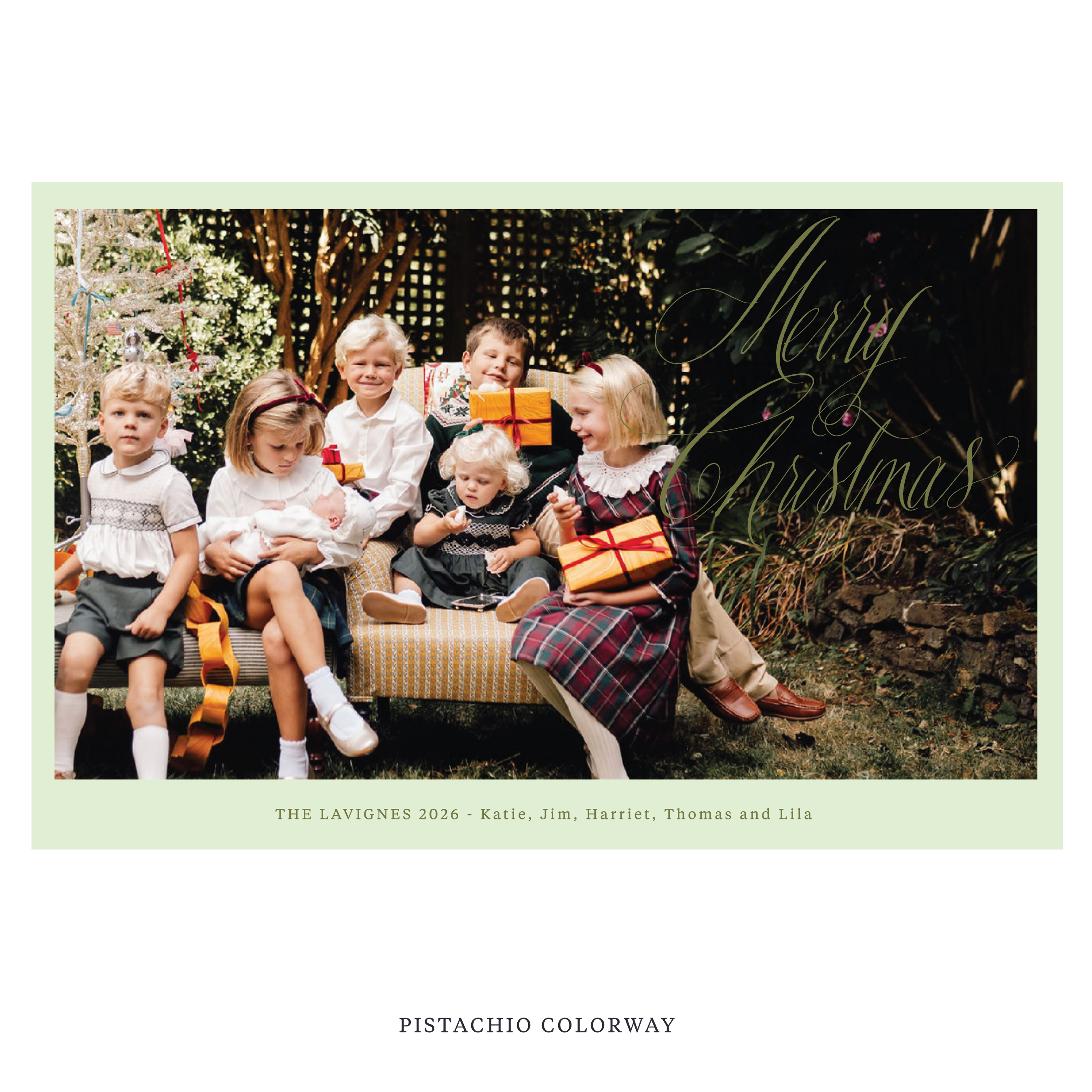 Lavigne Digital Photo Holiday Card, Extra Large