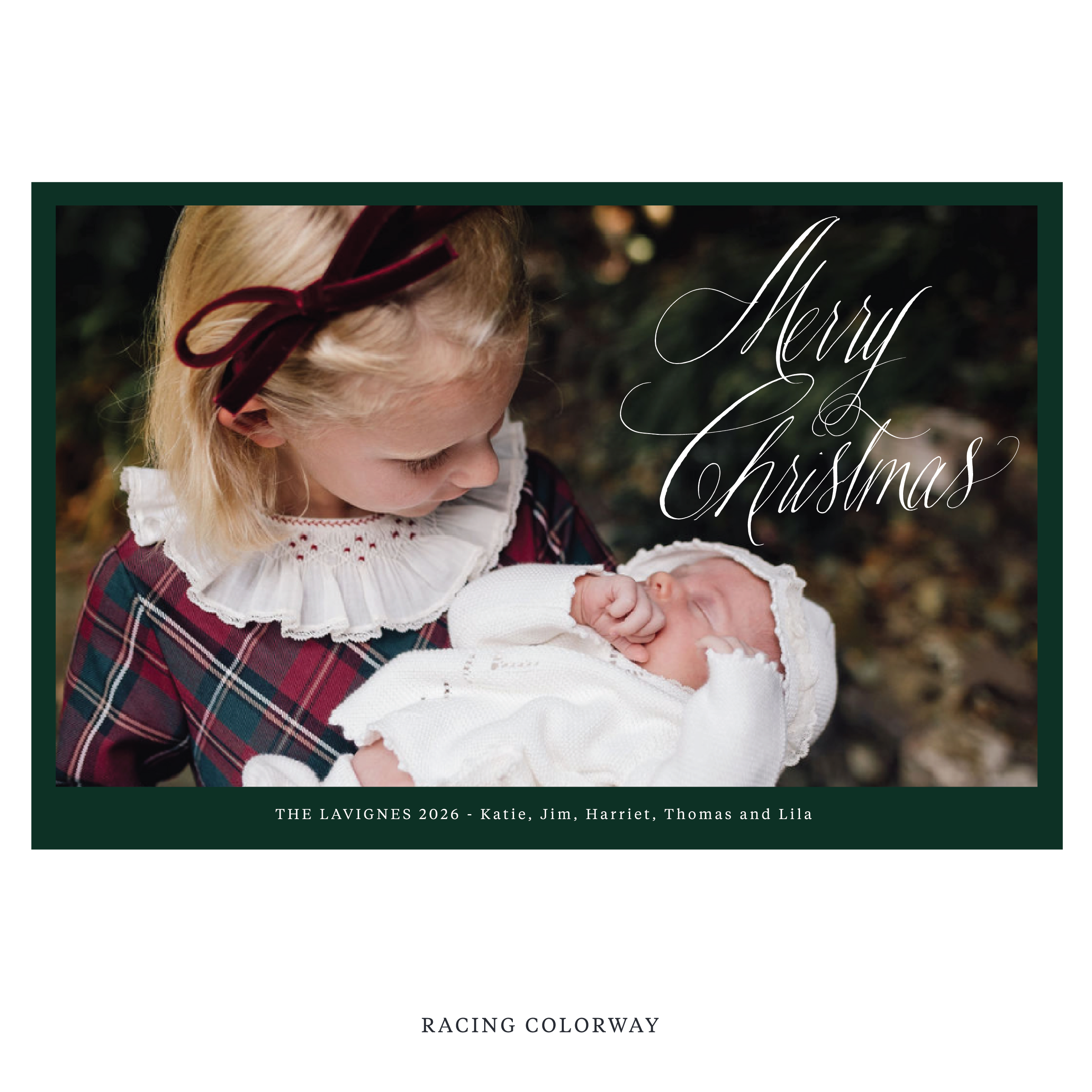 Lavigne Digital Photo Holiday Card, Extra Large