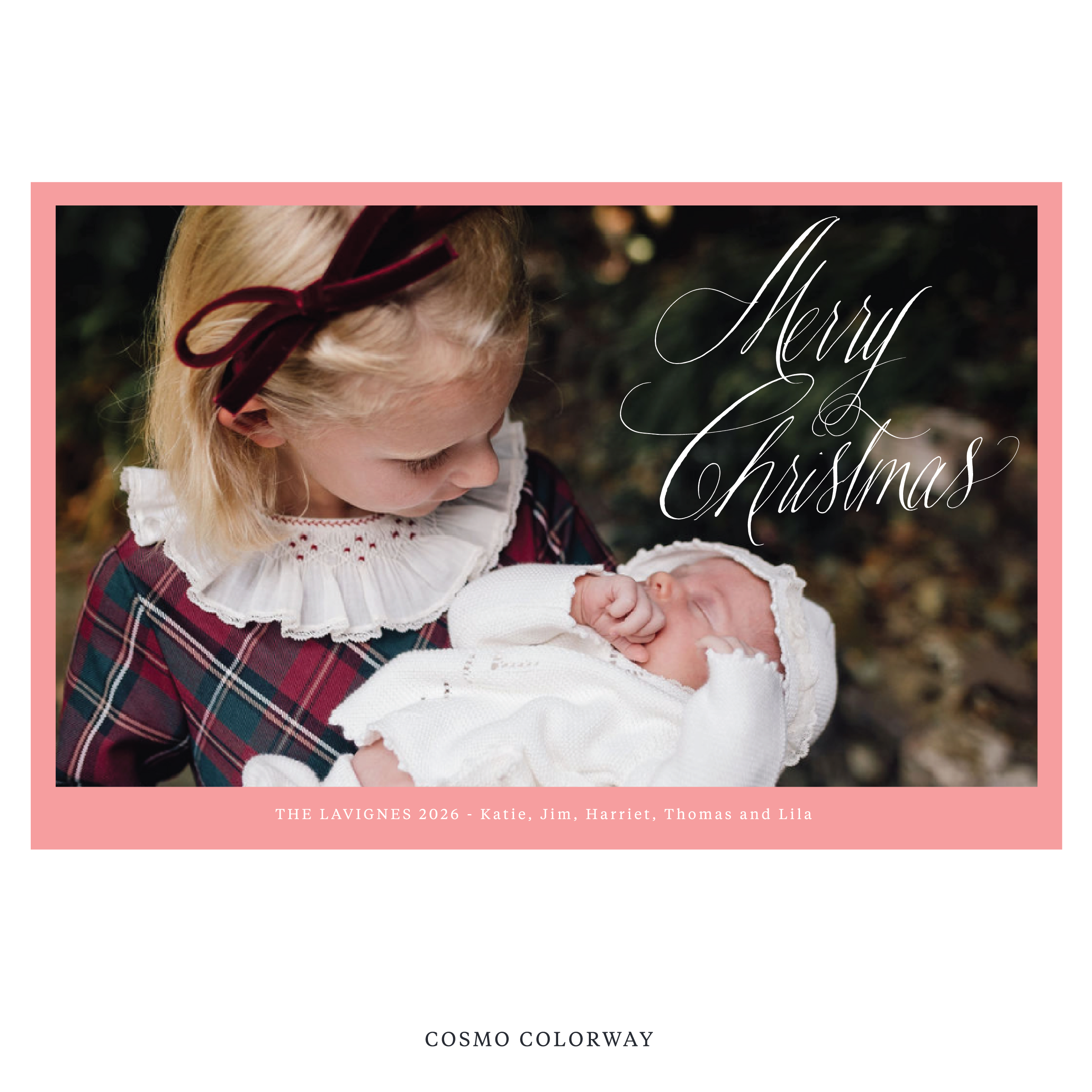 Lavigne Digital Photo Holiday Card, Extra Large