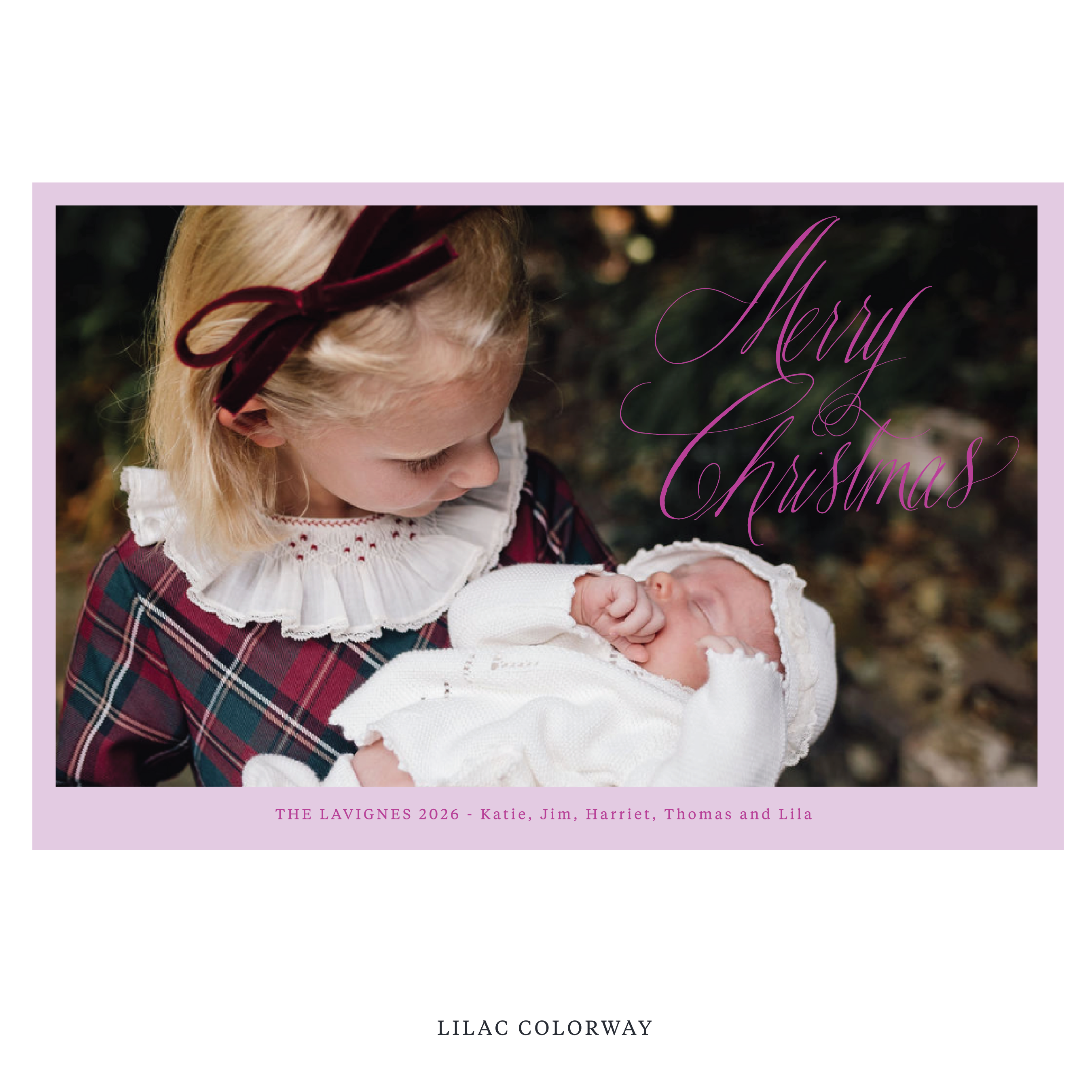 Lavigne Digital Photo Holiday Card, Extra Large