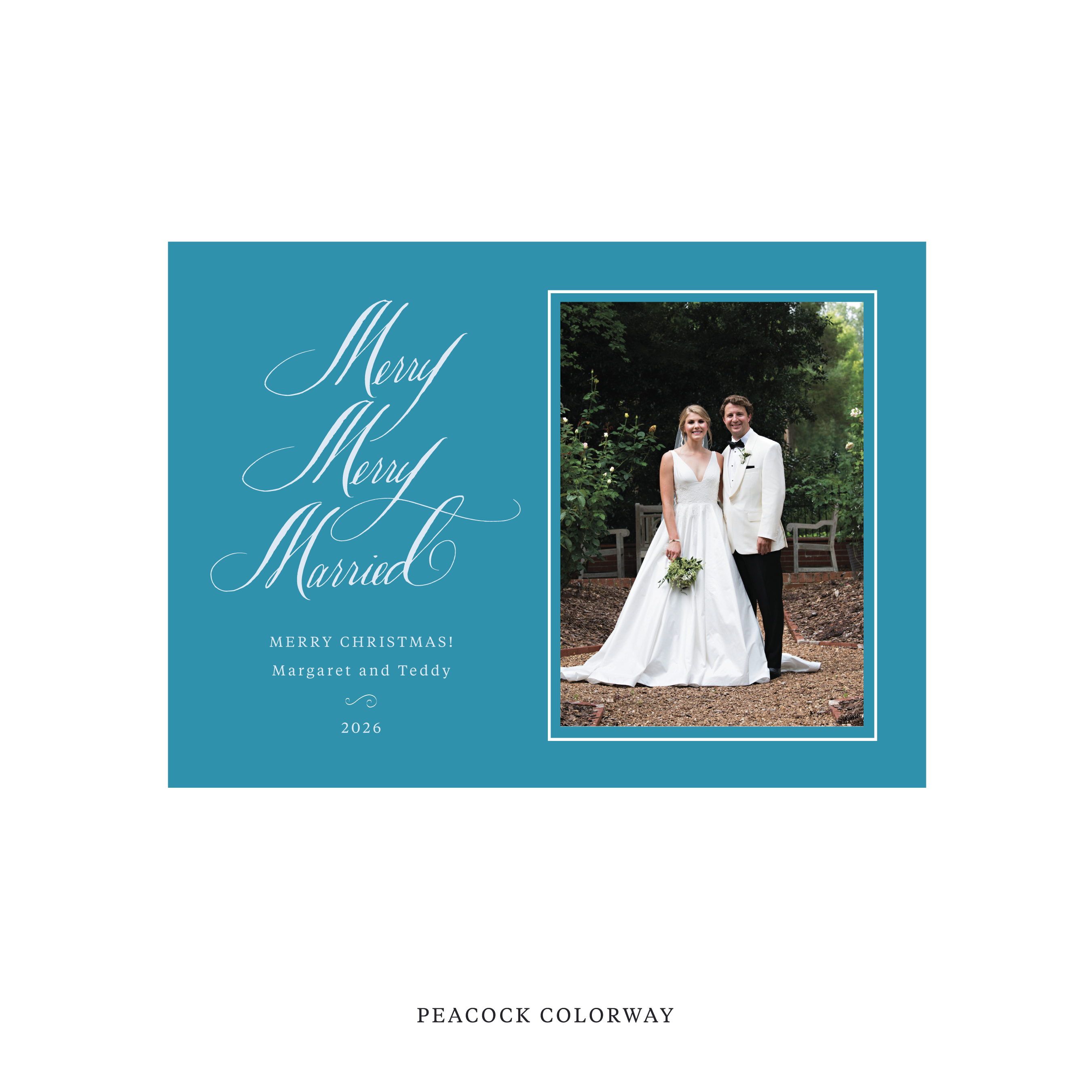 Lennox Classic Flat Printed Holiday Card, Medium