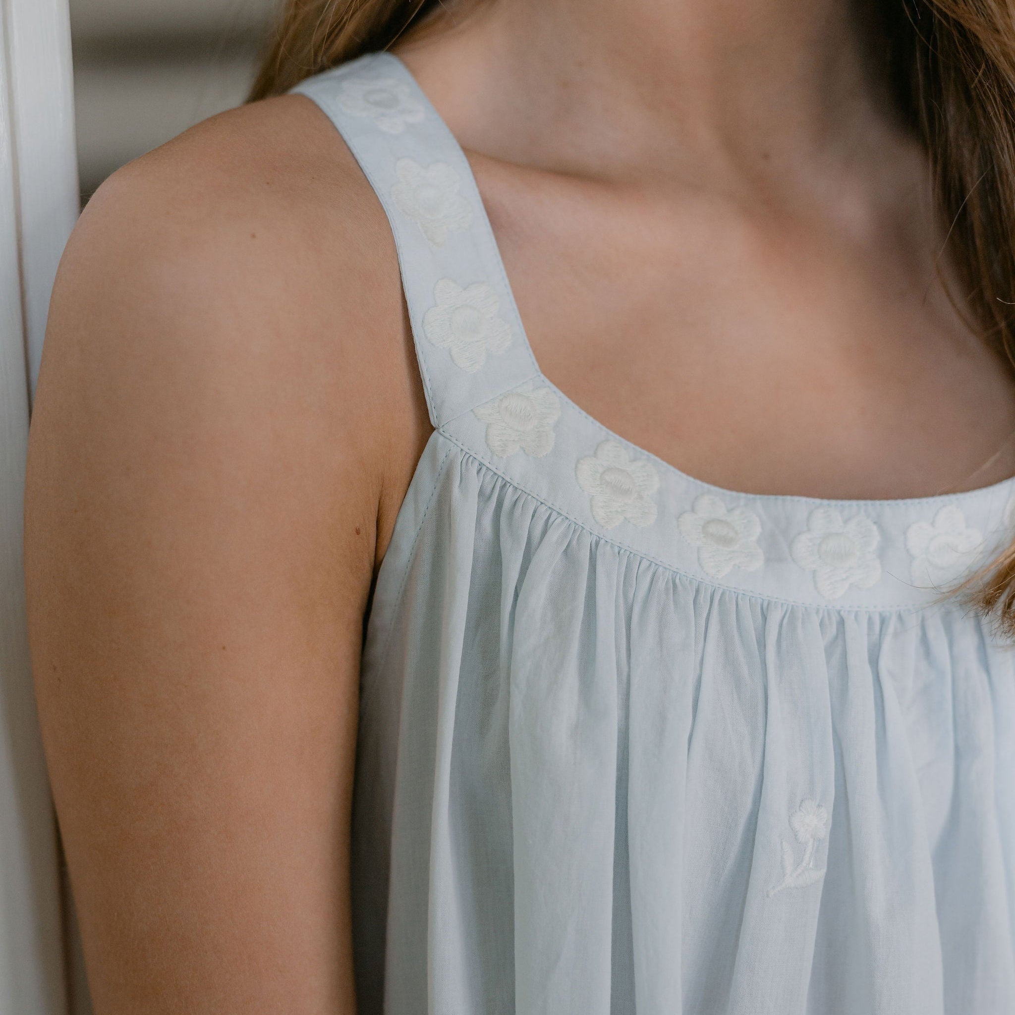 Blue Julia Tank Nightgown