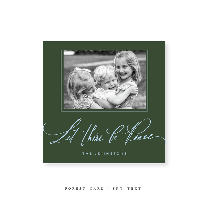 Lexington Classic Printed Small Square Holiday Card