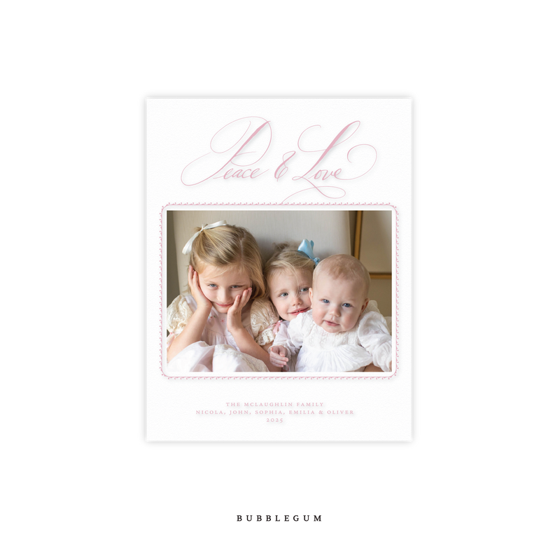 Linley Engraved Small Holiday Card