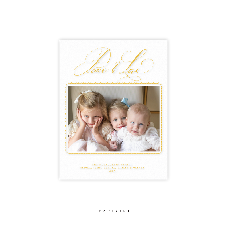 Linley Engraved Small Holiday Card