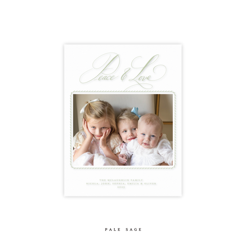 Linley Engraved Small Holiday Card