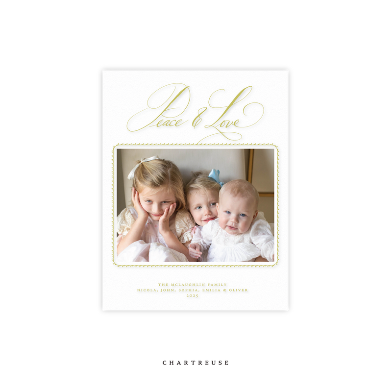 Linley Engraved Small Holiday Card