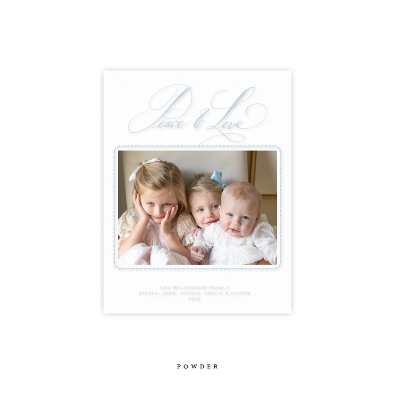 Linley Engraved Small Holiday Card