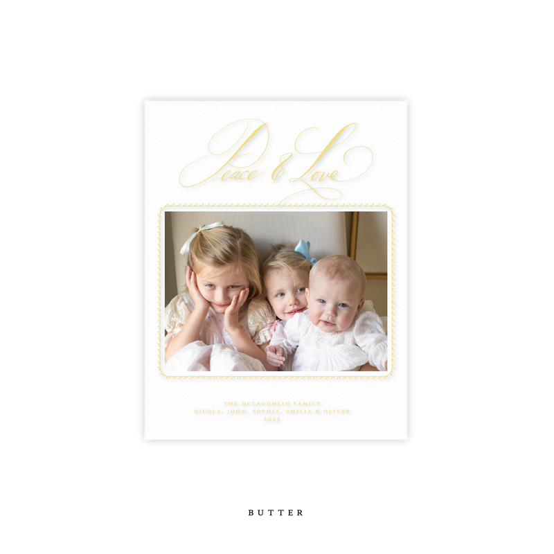 Linley Engraved Small Holiday Card