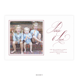 Linley Horizontal Letterpress Large Holiday Card