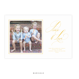 Linley Horizontal Letterpress Large Holiday Card