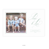 Linley Horizontal Letterpress Large Holiday Card