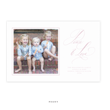 Linley Horizontal Letterpress Large Holiday Card