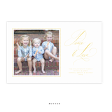 Linley Horizontal Letterpress Large Holiday Card