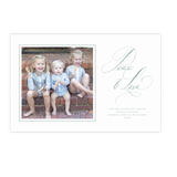 Linley Horizontal Letterpress Large Holiday Card