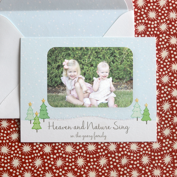 Lou Classic Printed Holiday Card