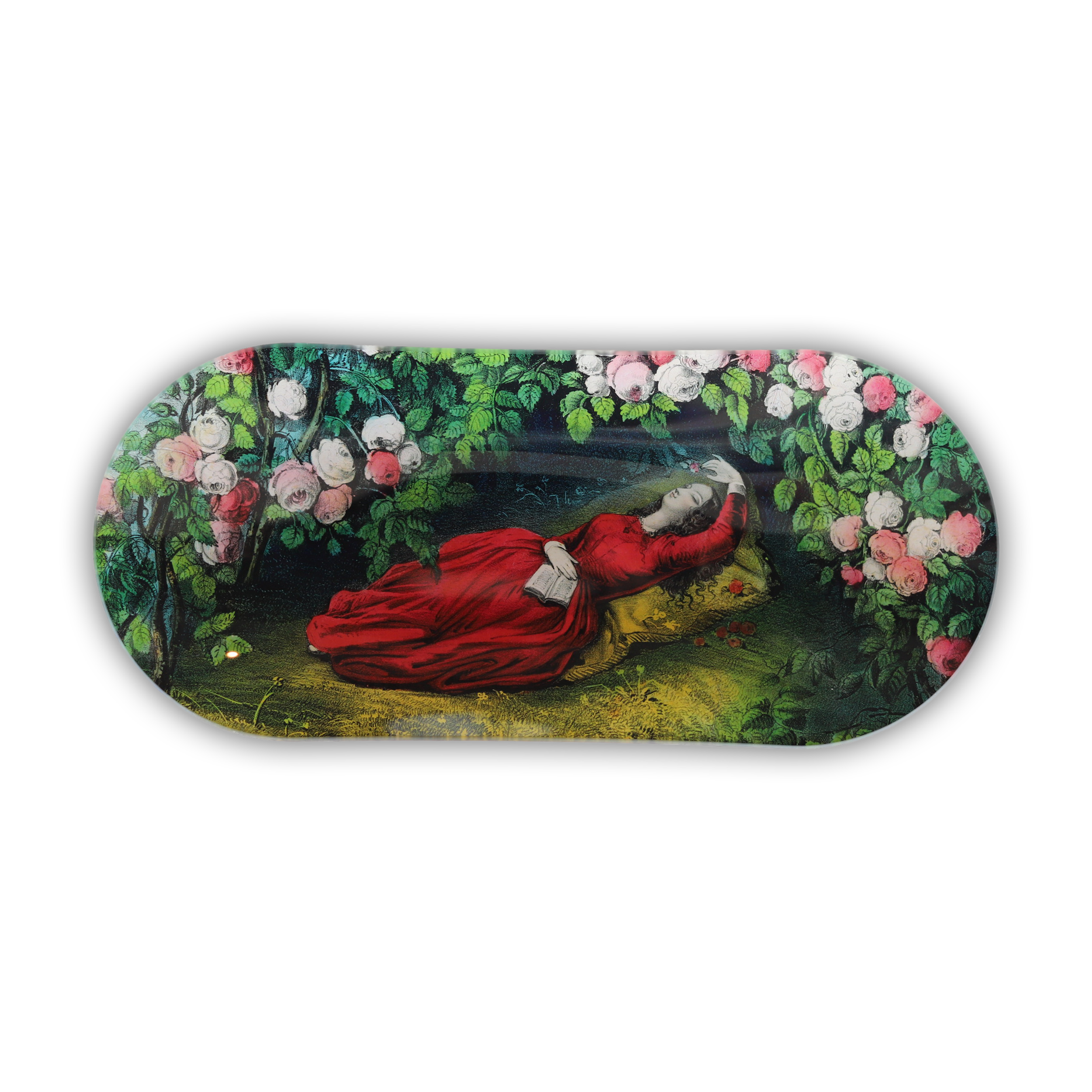 John Derian “Sleeping Beauty” Oblong Decoupage Tray