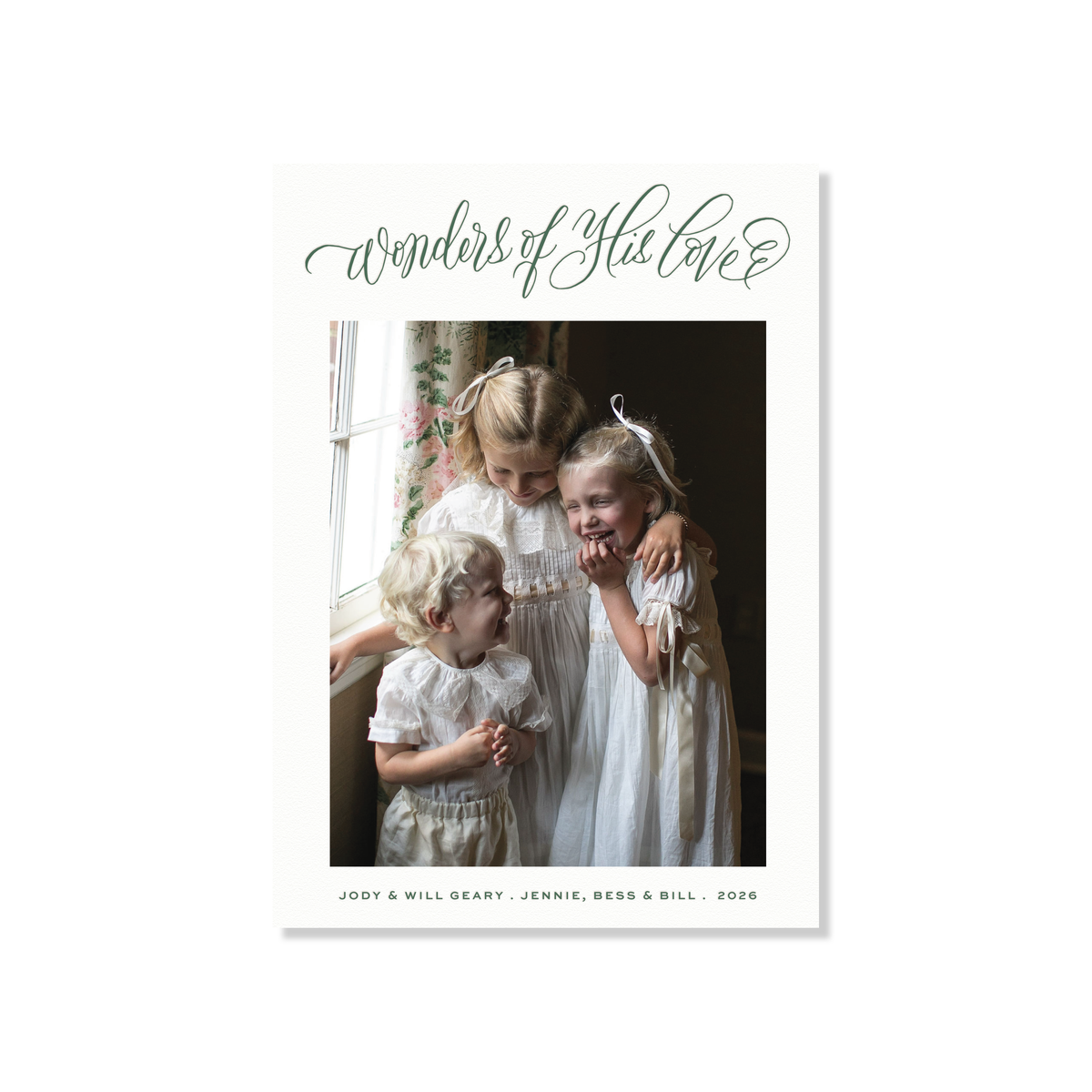 Loxley Letterpress Holiday Card, Large