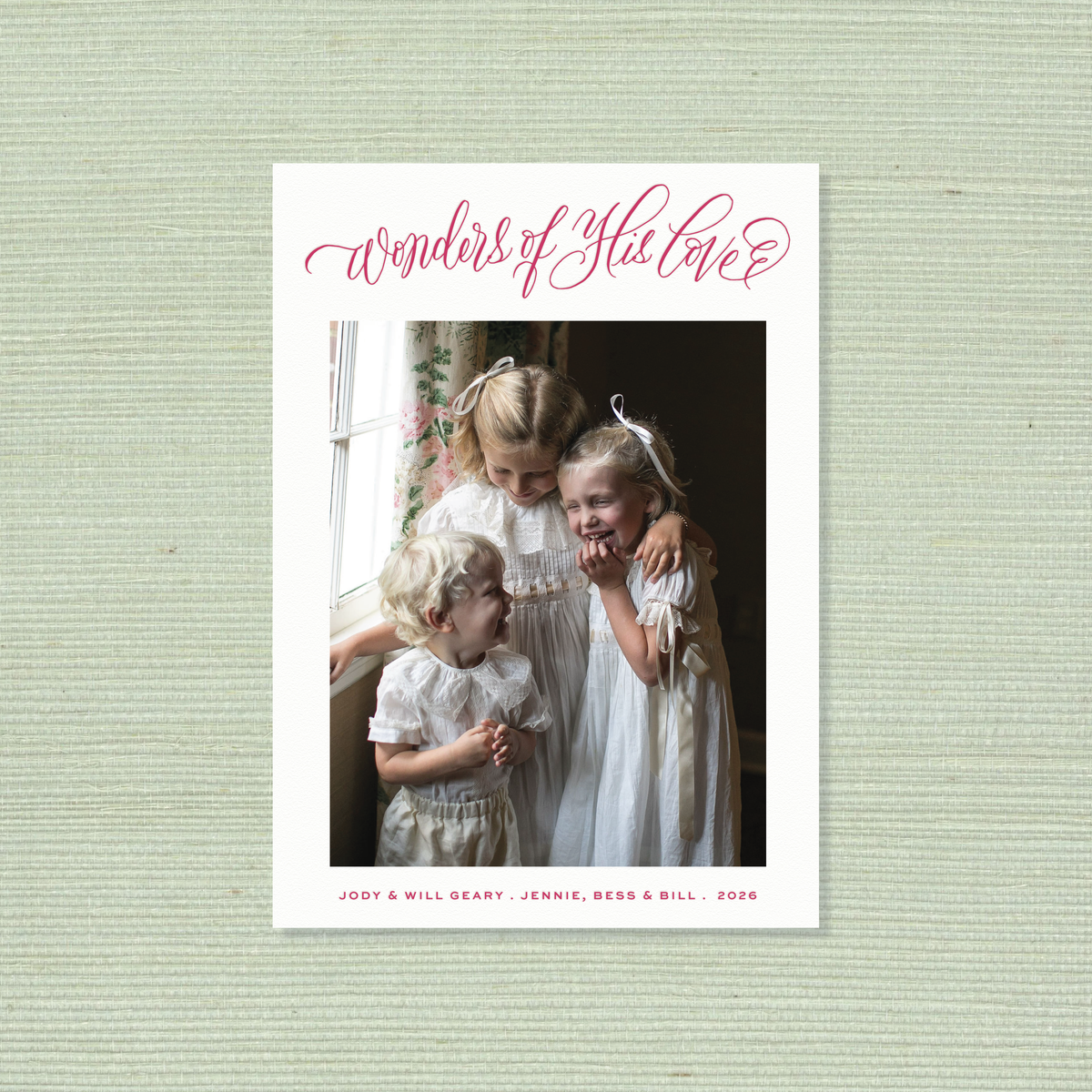 Loxley Letterpress Holiday Card, Large