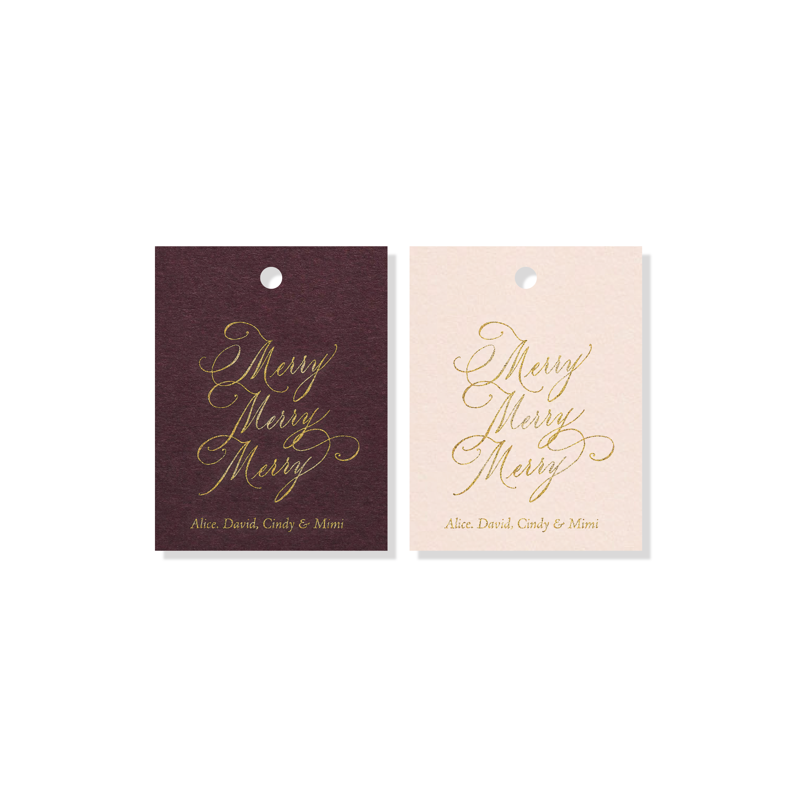 Ludlow Engraved Holiday Tag