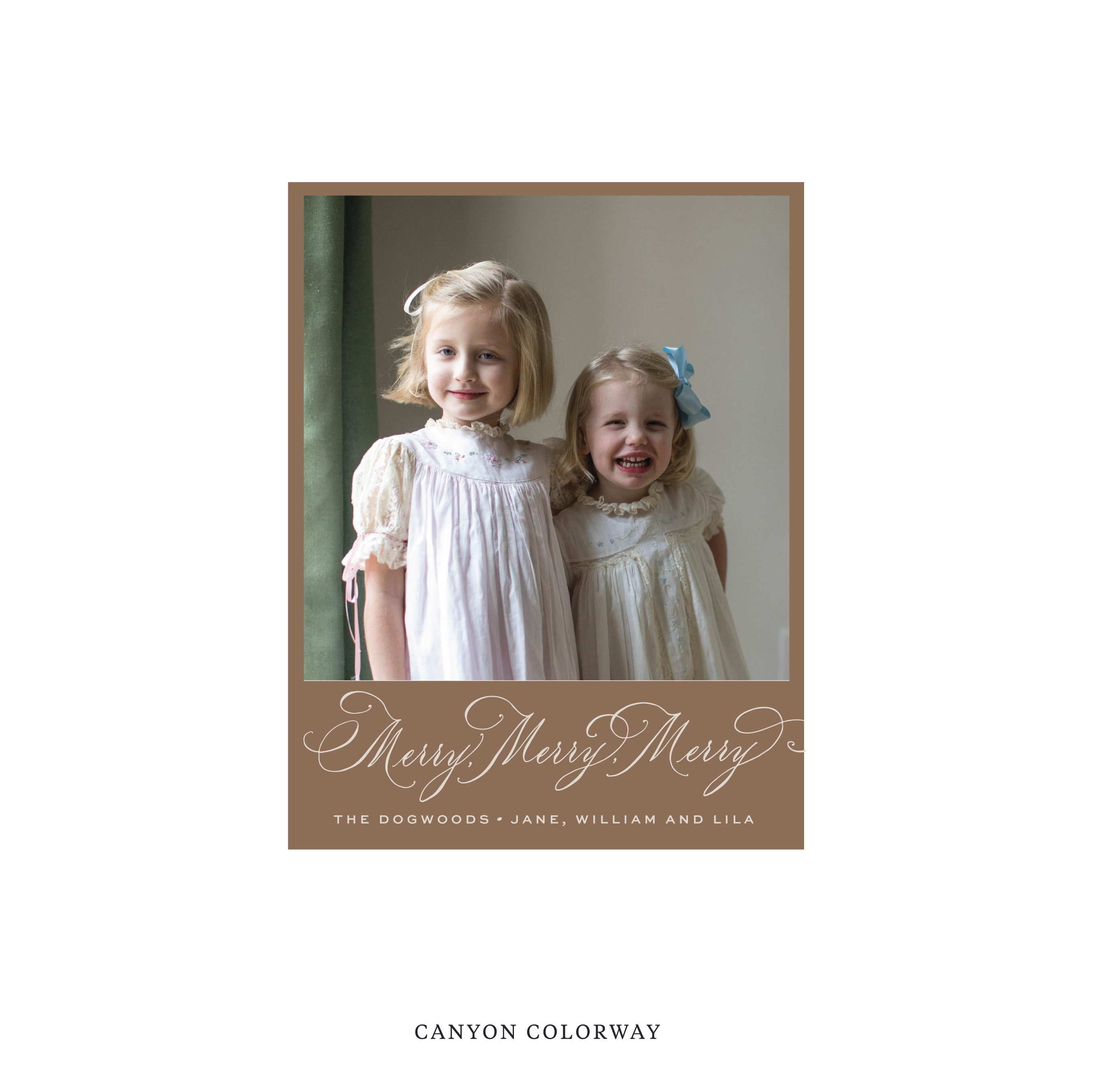 Ludlow Classic Flat Print Holiday Card, Small II